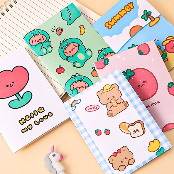 [Được chọn mẫu] Sổ tay mini 32 trang nhiều mẫu bìa đáng yêu ST230