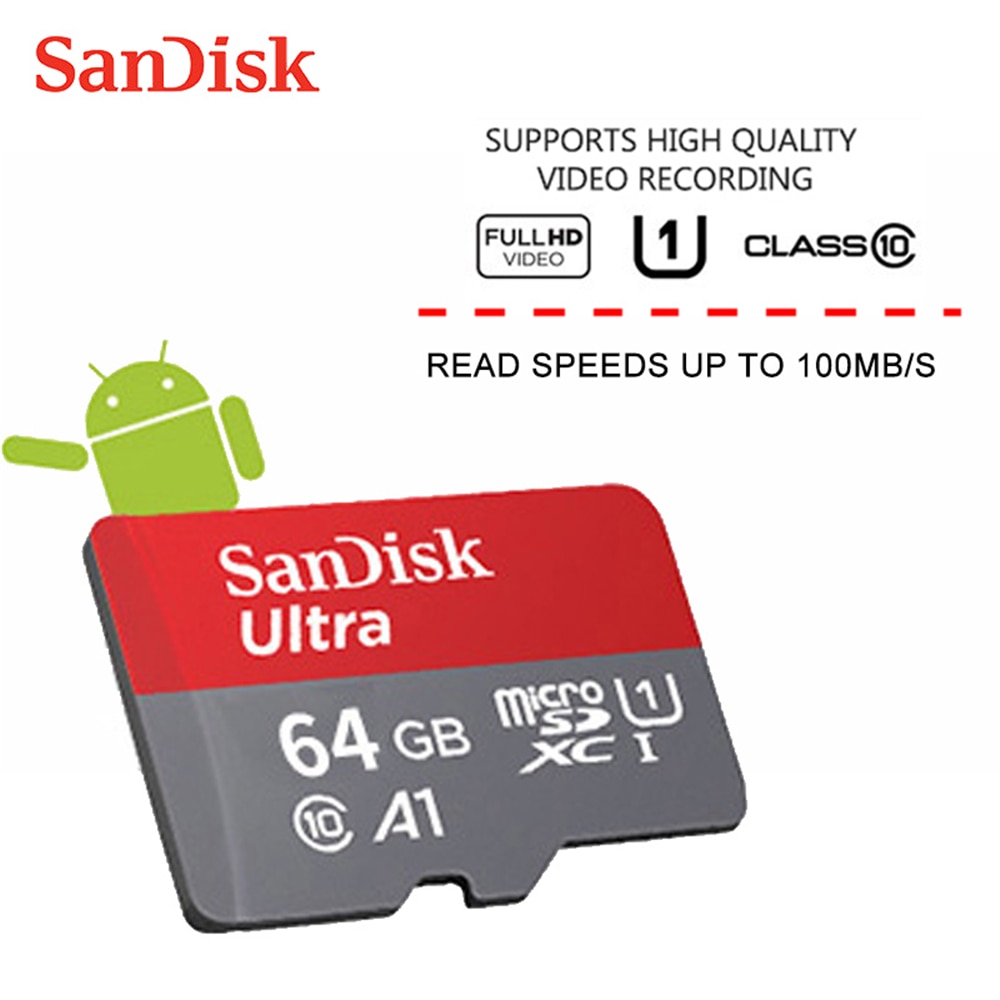 Thẻ Nhớ Sandisk Ultra 128 Gb Micro Sd Gb 256 Gb 16 64 32g 400 Gb Micro Sd Card / 32 64 128 Gb Microsd Tf