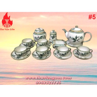 Ấm trà sứ chuẩn Bát Tràng ( Bán lẻ ấm )