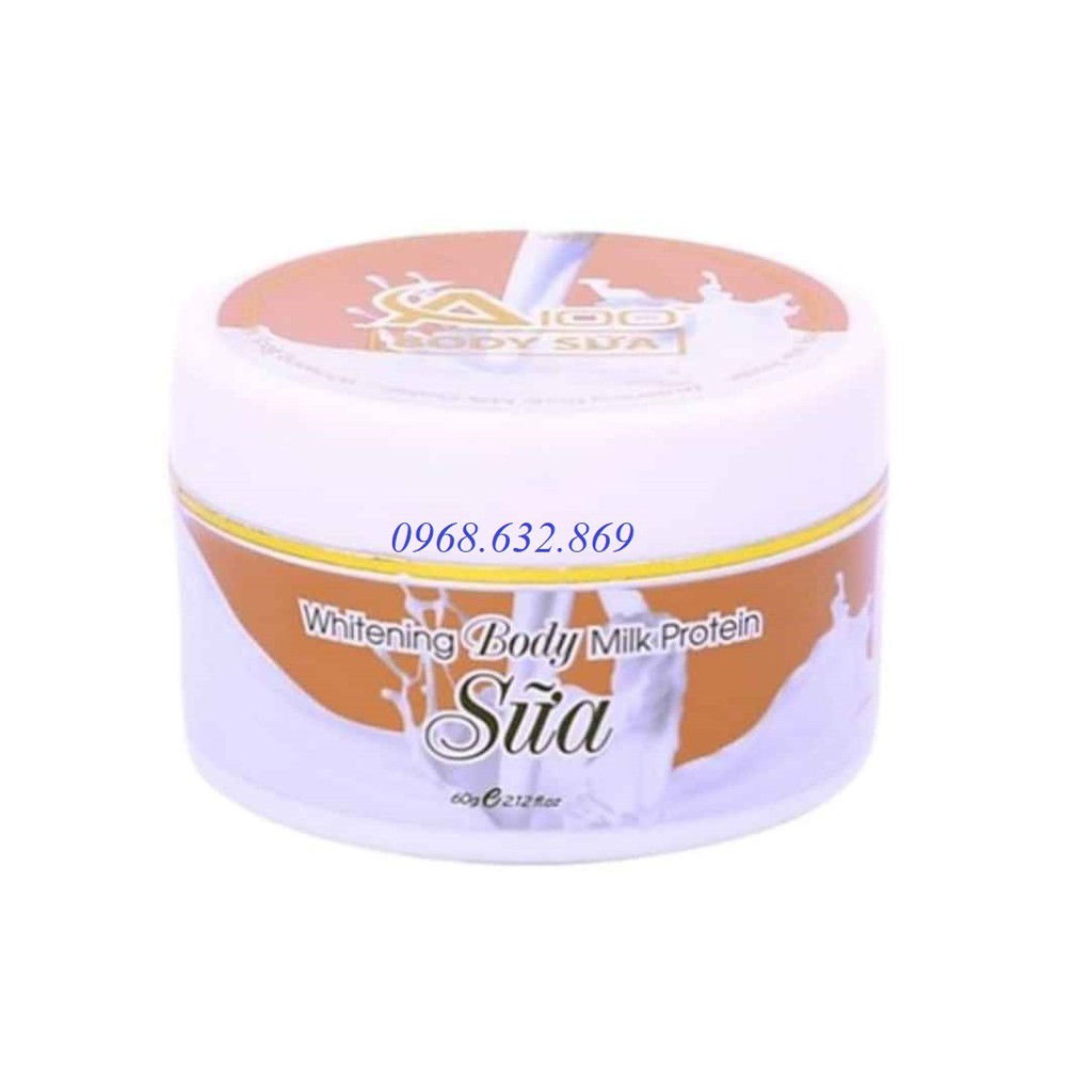 Kem dưỡng trắng da Body Sữa A100 200g