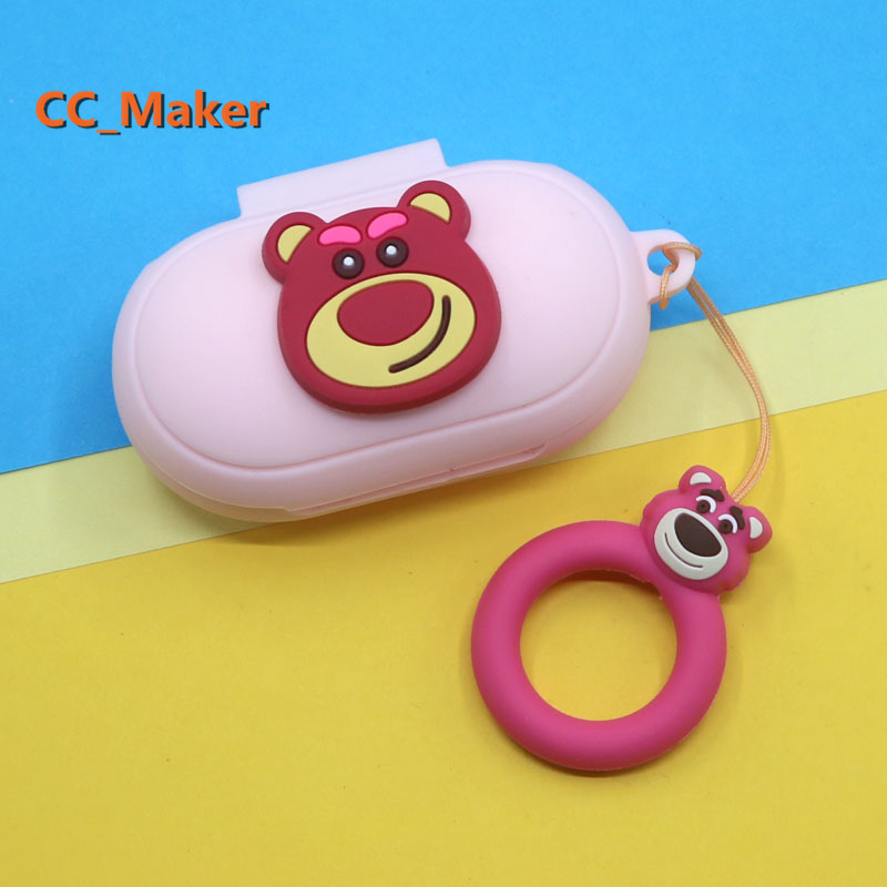 【In stock】Samsung Galaxy Buds Plus Case Cartoon Ring Lanyard New Samsung Buds Live Earphone Case Silicone soft shell Samsung Buds+ Cover | BigBuy360 - bigbuy360.vn