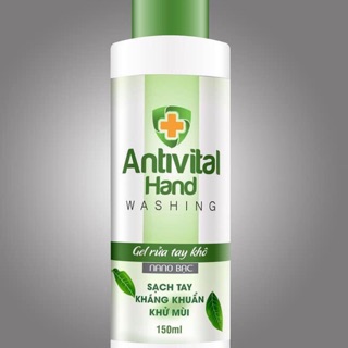 Gel rửa tay khô Antivital hand 150ml + tặng kèm 1ktyt