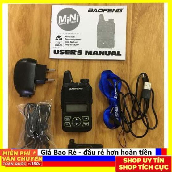 Trợ giá'' **siêu sale**Bộ Đàm Mini BAOFENG BF-T1