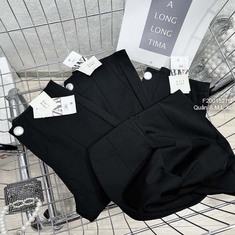 Quần legging 1 nút