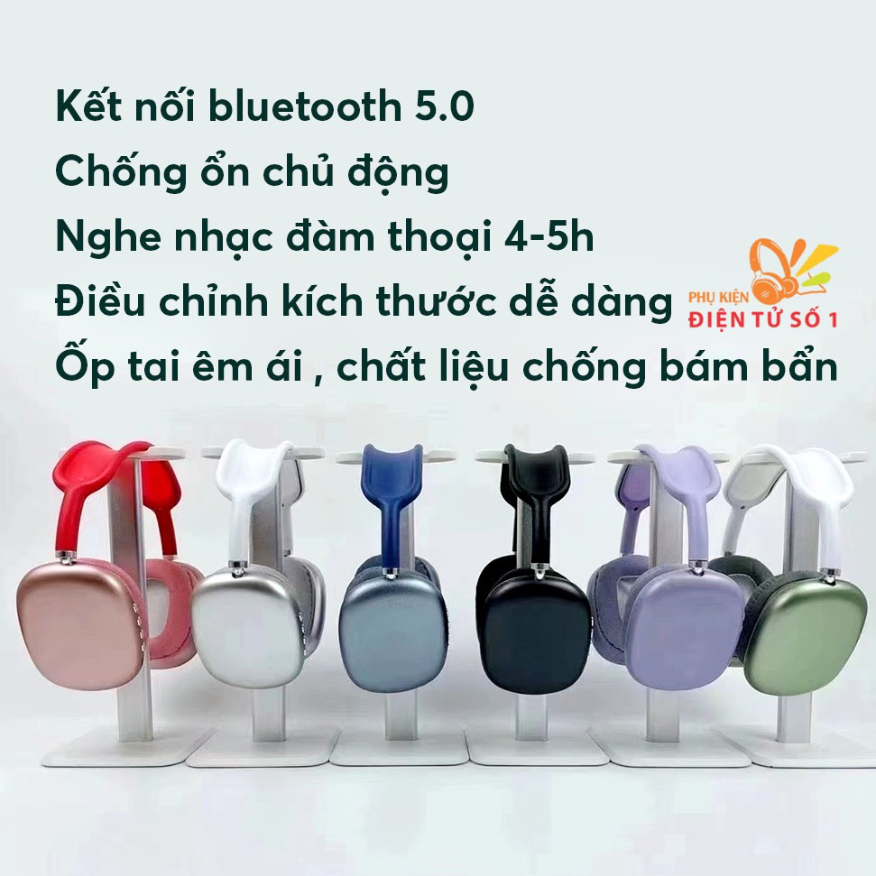 Tai Nghe Blutooth AirPods P9 Plus Chụp Tai,Chống Ồn, bảo hành 1-1