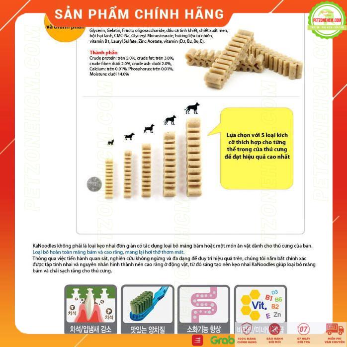 Kẹo KANOODLES 170g Forcans bảo vệ răng miệng cho chó ⚜ FREESHIP ⚜ làm sạch răng và mảng bám, vừa ăn ngon vừa đánh răng