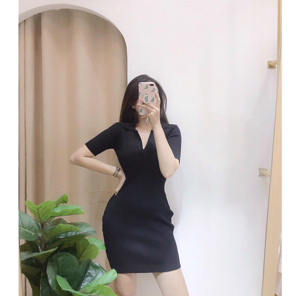 Váy Len Body Cổ Đức_Xưởng May Quang Anh
