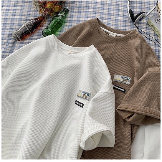 Áo Thun Nam Nữ Tổ Ong Logo Dày Mịn Thoáng Mát Thiết Kế Thời Trang Kiểu Dáng Năng Động Trẻ Trung