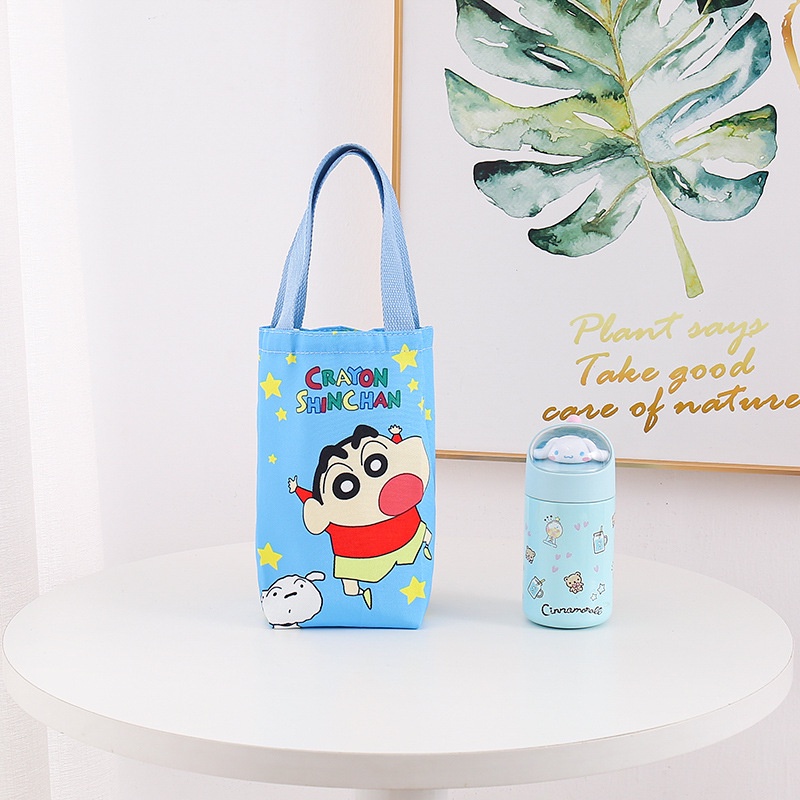 Túi Đựng Bình Nước Giữ Nhiệt In Hình Shin-Chan Dễ Thương