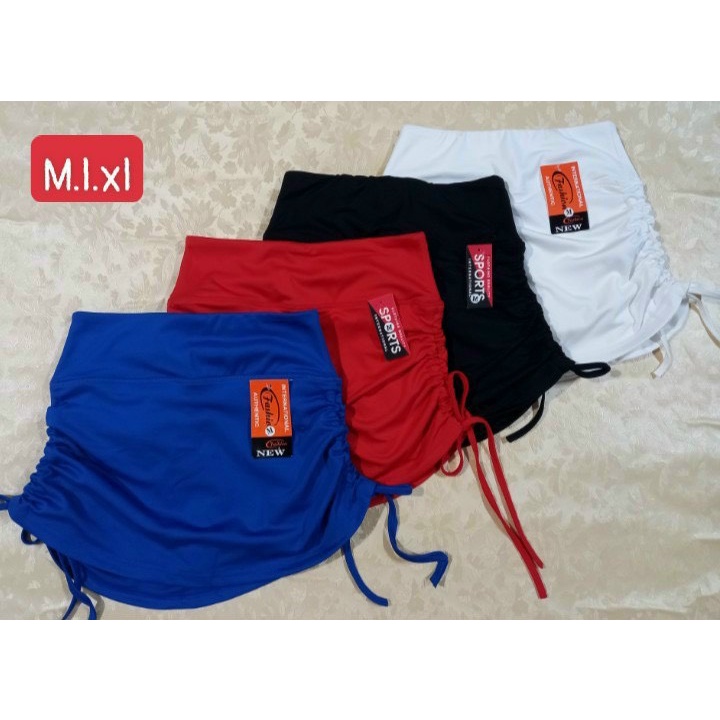 Chân váy tập gym yoga aerobic chạy bộ đi biển rút dây 2 lớp nâng mông - Quần đùi thể thao nữ (Vay01)
