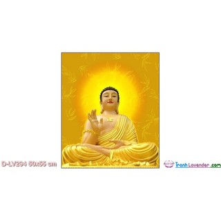 Tranh đính đá Phật tổ Như Lai 50x55
