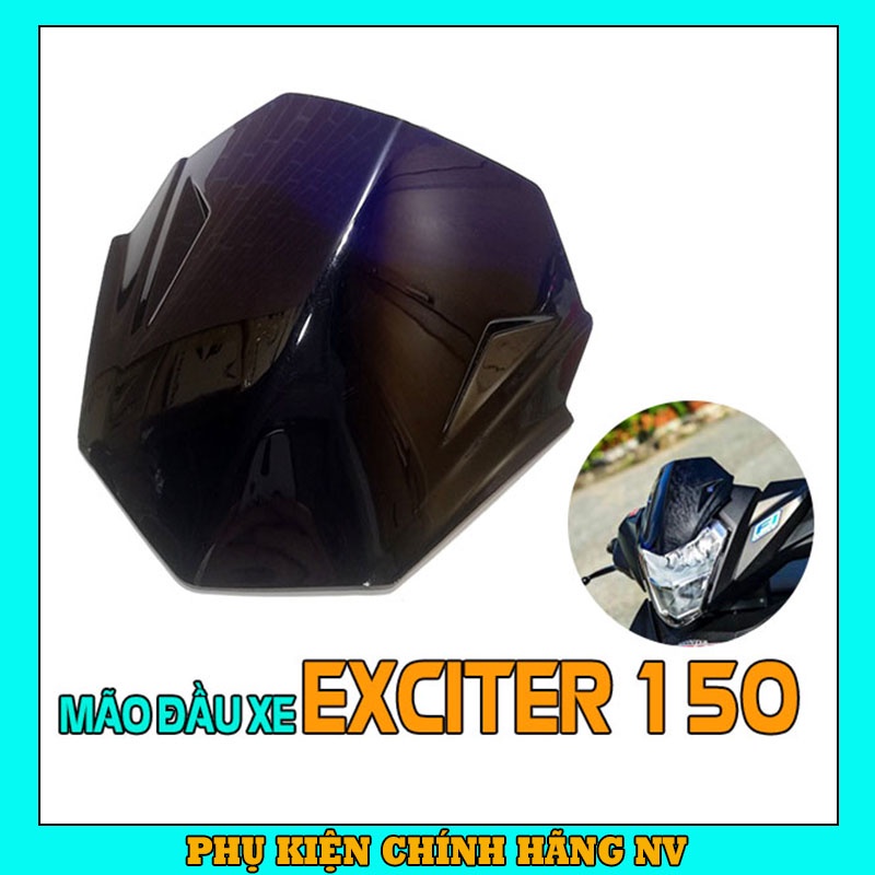 Ốp đầu xe Exciter 150, Ex 150 mẫu MO, mão chắn gió, mão đầu xe Wave