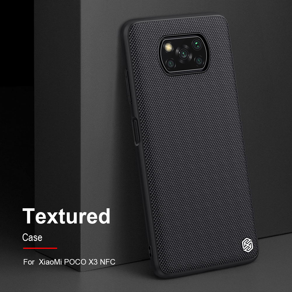 Ốp Điện Thoại NILLKIN Cho Xiaomi Poco X3 Pro / X3 NFC Bằng TPU + PC Sợi Nylon Mỏng Bảo Vệ Chống Trượt Chống Sốc