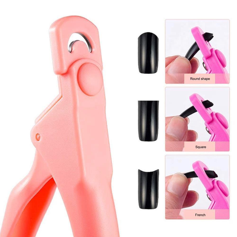 Kéo Cắt Móng Tay Giả Hình Chữ U Q4T9