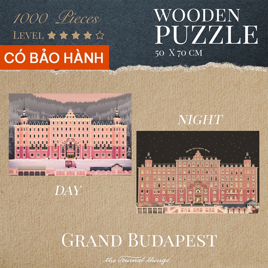 Puzzle Grand Budapest Hotel Wooden 1000pcs