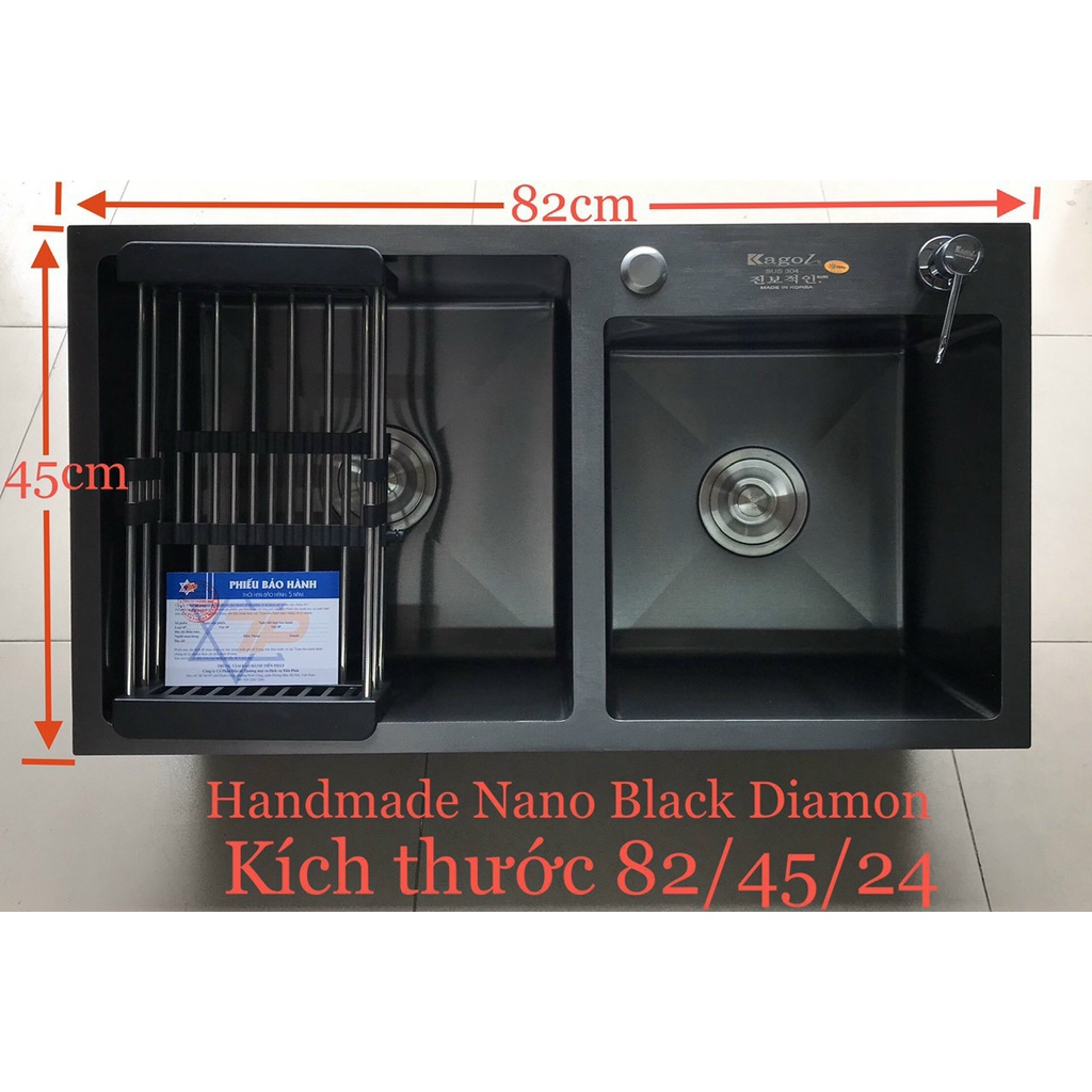 Chậu đúc inox 304 💥Hàng cao cấp💥 siêu dày, siêu bóng, chống ồn