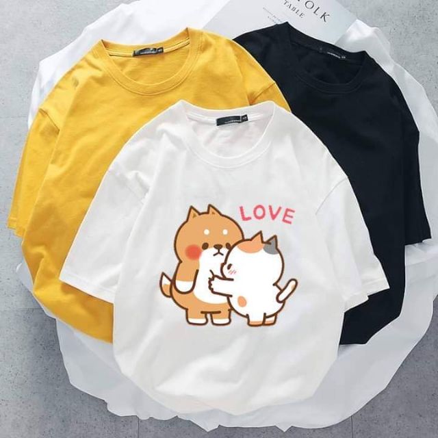 Áo Thun Nữ  FREESHIP  Giảm Ngay 5K Khi Nhập [ AO THUN ] - Áo Thun Unisex Tay Lỡ giá rẻ