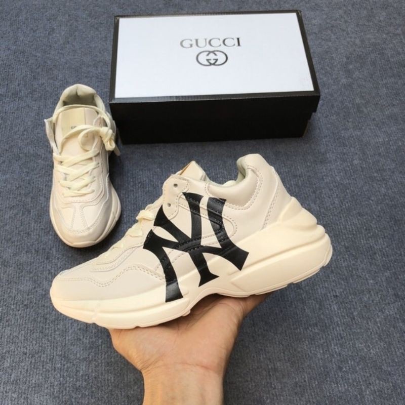 [Full Box] Giày Thể Thao Nam Nữ Gucci Rhyton Chunky NY Dad Shoes Sneaker