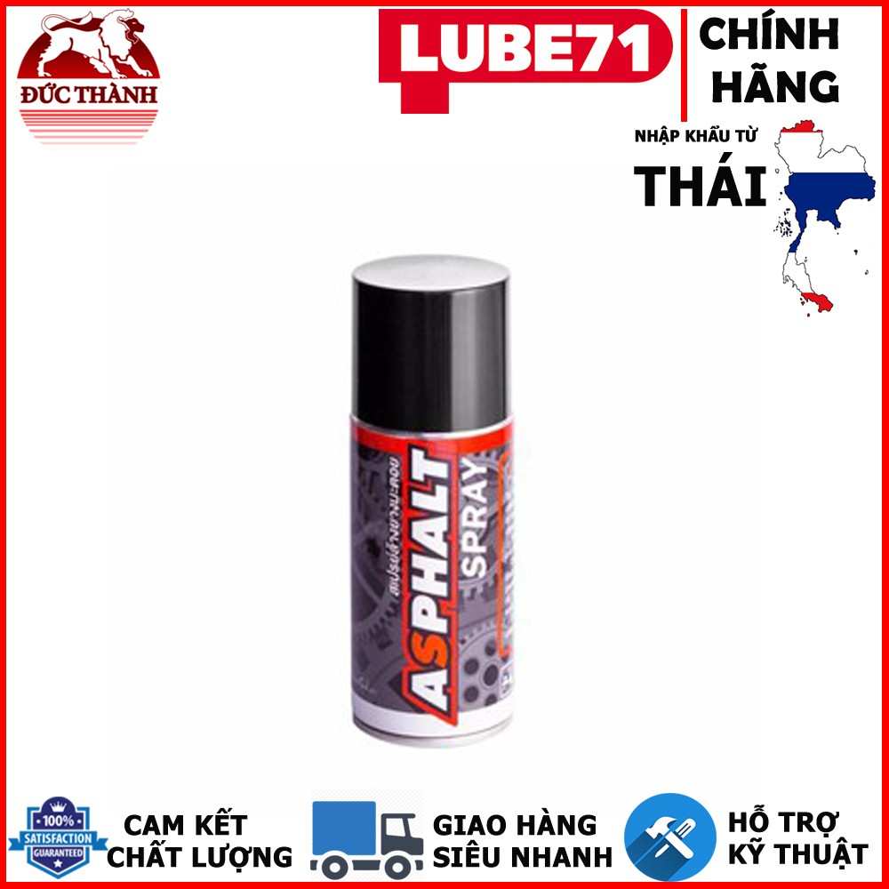 Chai xịt vệ sinh nhựa đường tiện dụng LUBE71 Asphalt Spray 200ml