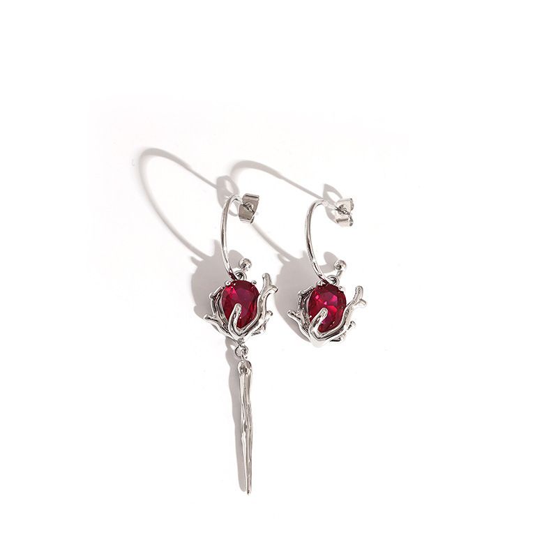 Bông Tai Bạc 925 Đính Đá Zircon Thời Trang Dành Cho Nữ