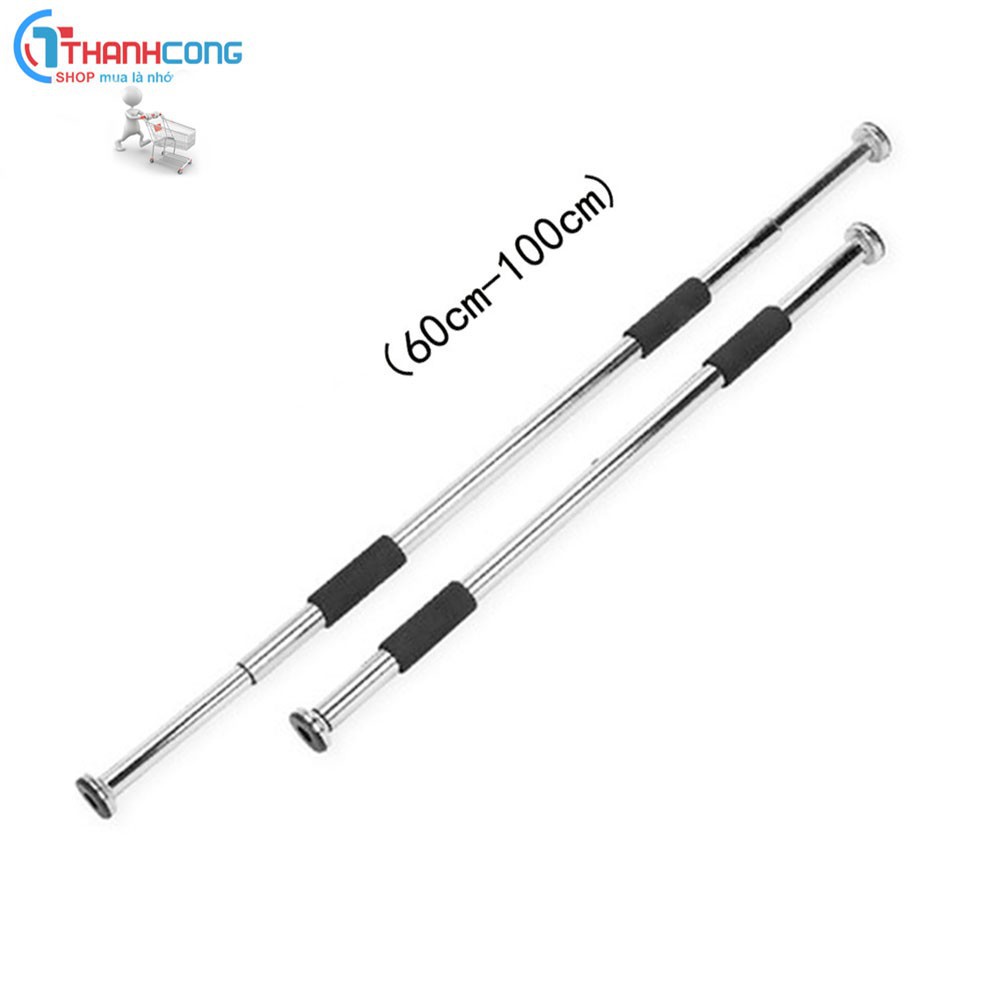 Xà Đơn Lắp Cửa, Treo Tường Cao Cấp 60-100cm