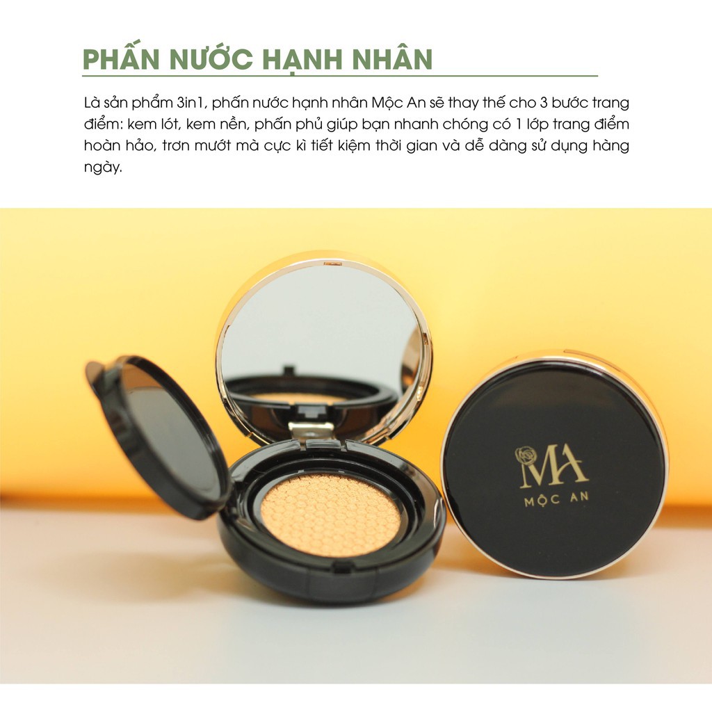 Combo Trang Điểm Tự Nhiên Mộc An 2 Sản Phẩm Cho Lớp Make Up Mỏng Nhẹ, Sáng Bừng Thần Thái