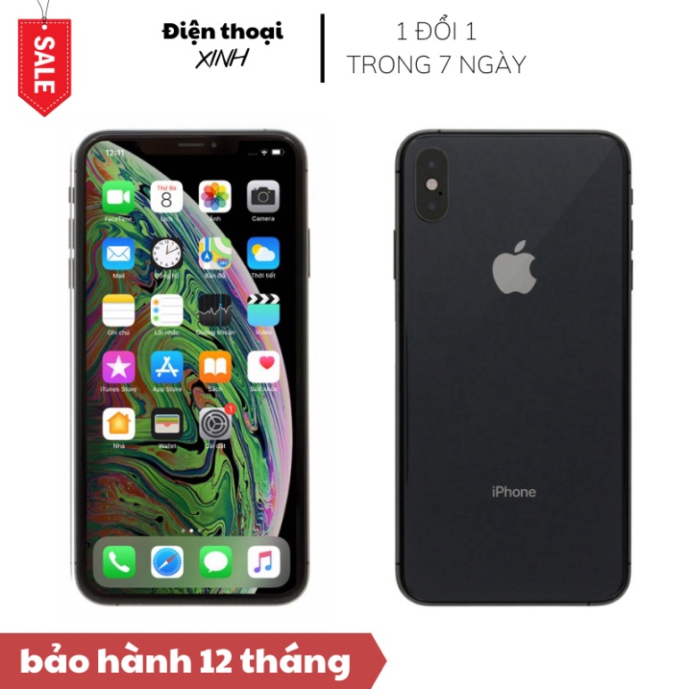 Điện thoại lphone xs max mầu đen 256g nguyên seal bảo hành chính hãng tại Điện Thoại Xinh | BigBuy360 - bigbuy360.vn