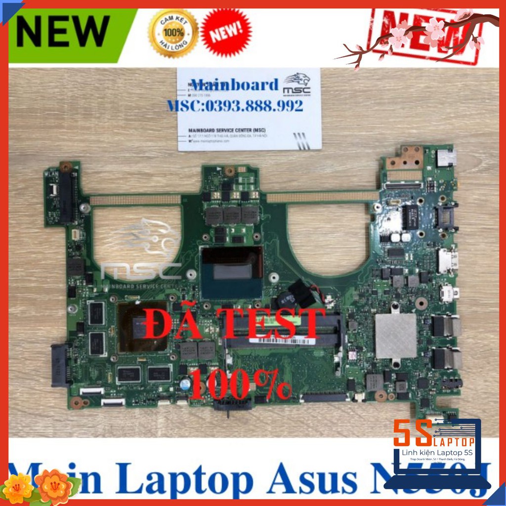 Carte Mère Asus N550JV Pour PC Portable N550J – I7-4700HQ, Fonctionnelle, Occasion