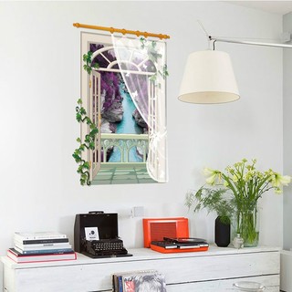 Tranh DECAL khung cửa sổ