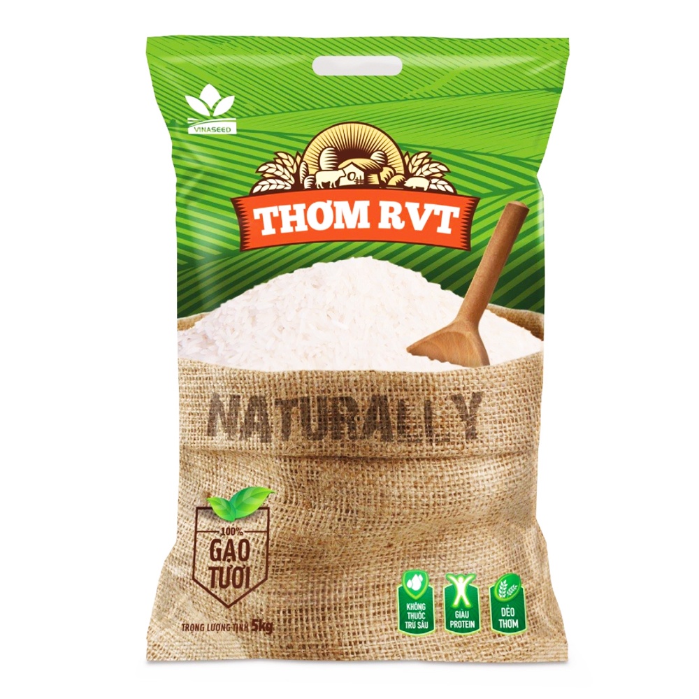 Gạo thơm RVT Vinaseed túi 5kg