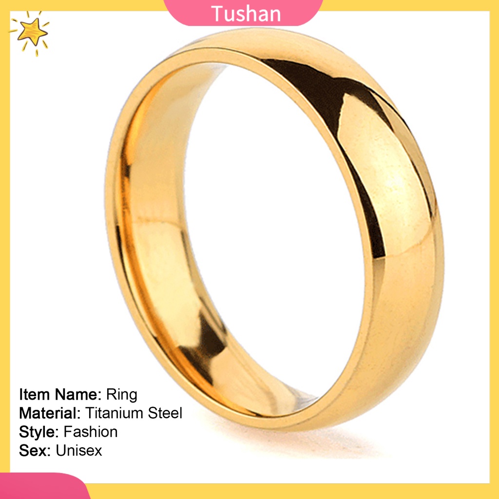 Nhẫn titan đơn giản tinh tế đẹp mắt cho cặp đôi