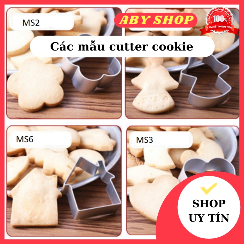 Các mẫu cutter cookie CAO CẤP khuôn nhấn cookie bánh quy nhỏ gọn tiện lợi