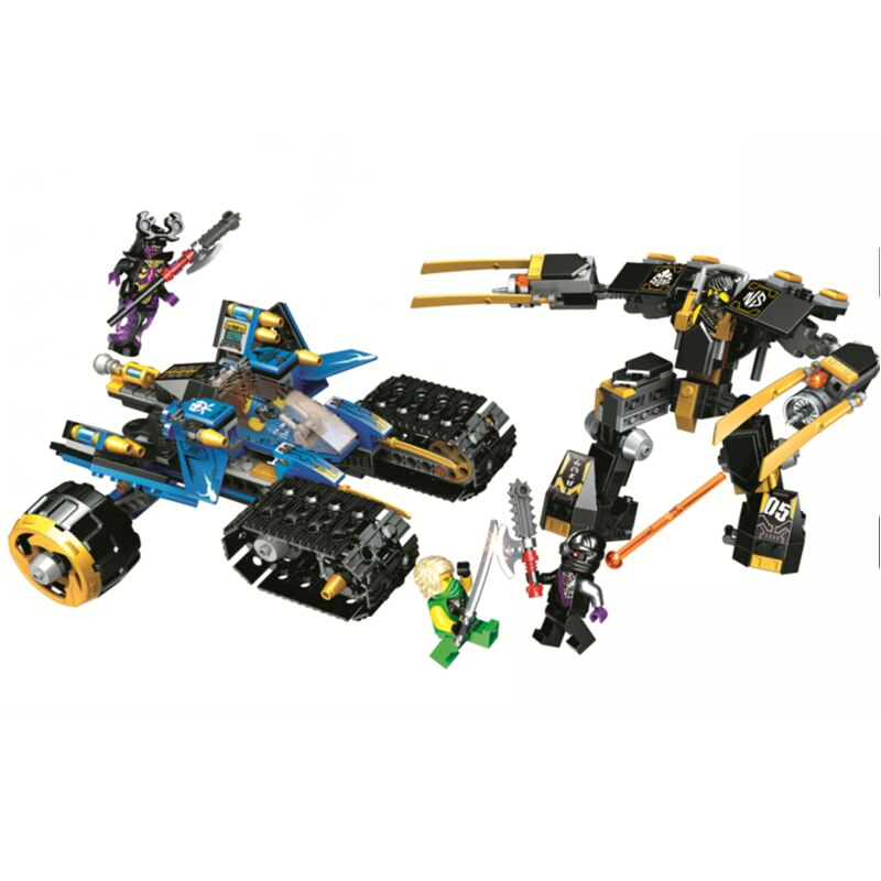 Đồ chơi Lắp ghép Mô hình  giáo dục  Ninjago Thunder Raider 44005 Compatible with NINJAGO MOVIE 71699