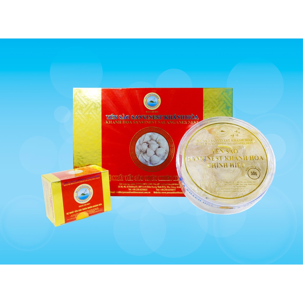 Yến sào Sanvinest Khánh Hòa chính hiệu sơ chế 50g - S250