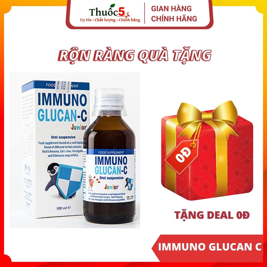 [Giá Gốc] Immuno Glucan-C tăng cường hệ miễn dịch và sức đề kháng cho trẻ