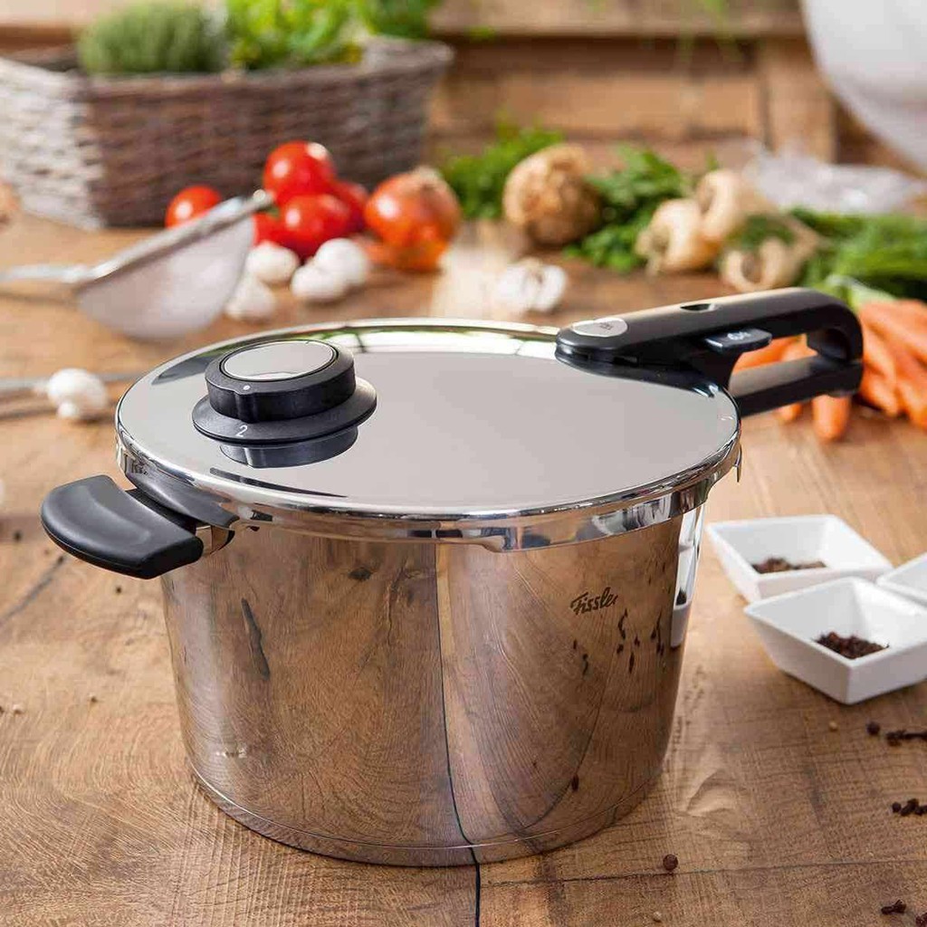 Nồi áp suất Fissler Vitavit Premium 6L 22cm, hàng chính hãng 100% sản xuất tại Đức.