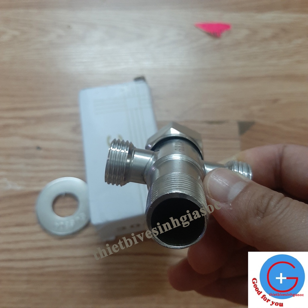 VAN TÊ CẦU VAN T CHIA NƯỚC BỒN CẦU TÊ CHỮ THẬP INOX 304 | VAN GIẢM ÁP | VAN XÍ