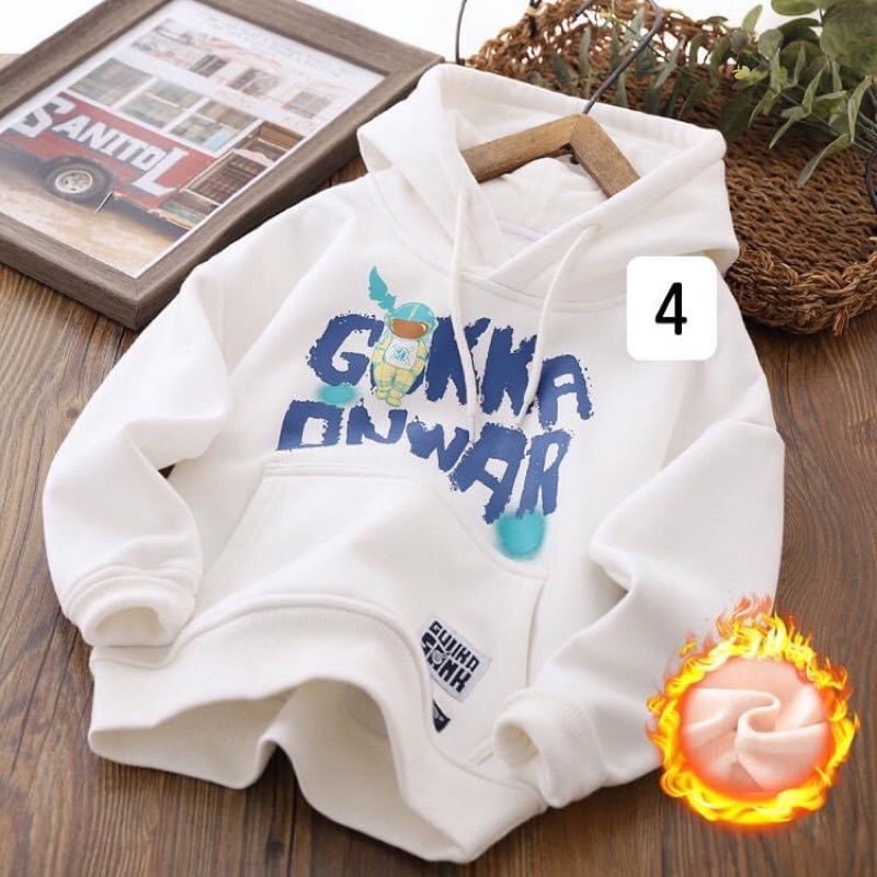 Áo hoddie cho bé trai bé gái