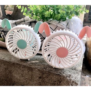 Quạt tai thỏ mini để bàn