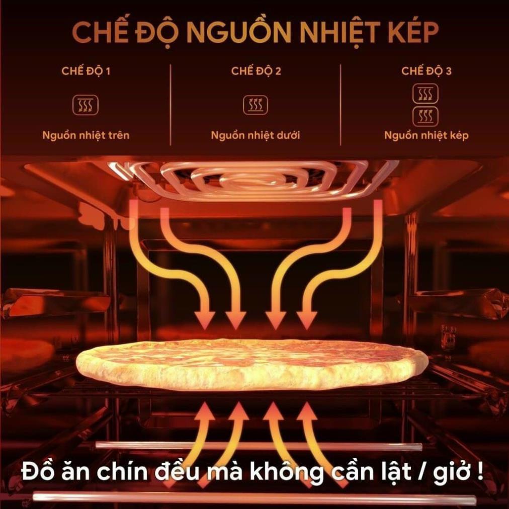 Nồi chiên không dầu, lò nướng HAZMIKOR CS 1800W 16L vỏ nồi inox Công nghệ Italia BH 12 tháng chính hãng Kho sỉ Nhật Minh