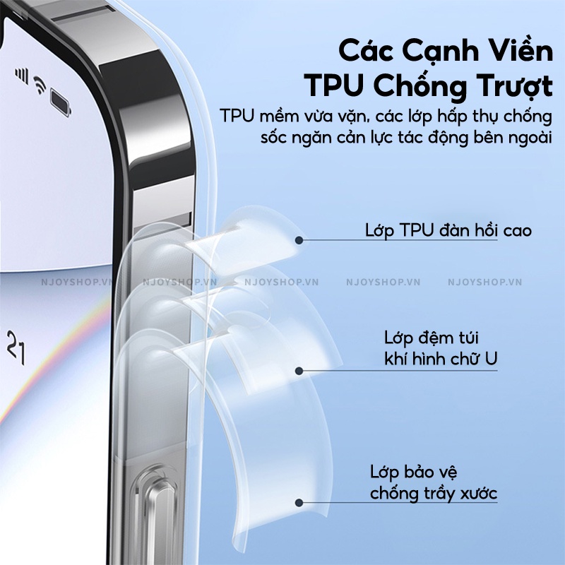 Ốp Lưng Siêu Mỏng Baseus Frosted Glass Mặt Lưng Kính Cường Lực Nhám Viền Tpu Mềm Bảo Vệ Cam Cho Ip 13 Pro Max 13 Pro