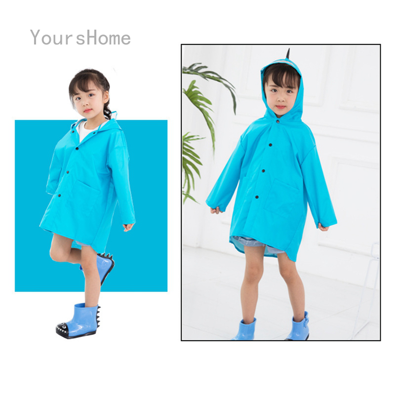 Áo Mưa Hình Khủng Long Hoạt Hình Sáng Tạo Cho Bé