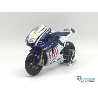 Xe Mô Hình Yamaha Factory Racing Team Moto GP 2009, #46 Valentino Rossi 1:10 Maisto ( Xanh #46 )