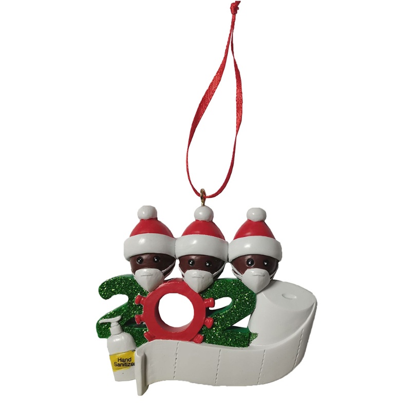 Phụ Kiện Trang Trí Cây Thông Giáng Sinh 2020 Gồm Khăn Giấy Vệ Sinh Mặt Miệng Và Nước Rửa Tay DIY