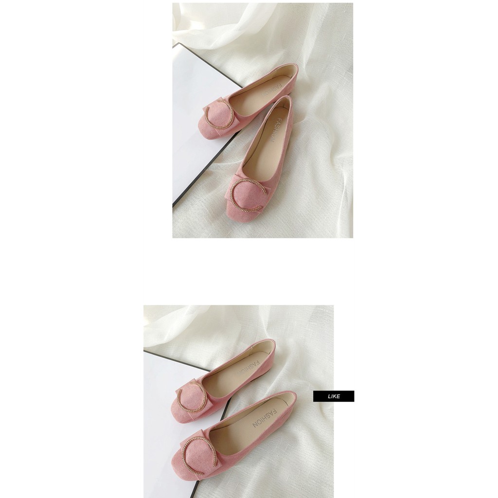 Giày Búp Bê Mũi Vuông Phong Cách Hàn Quốc 2021 Cho Nữ | BigBuy360 - bigbuy360.vn