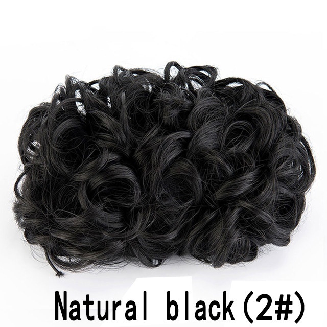 ★＿★ Girls Curly Hair Ponytails Hair Extensions Wrapped In Ponytails High Temperature Synthetic Wigs