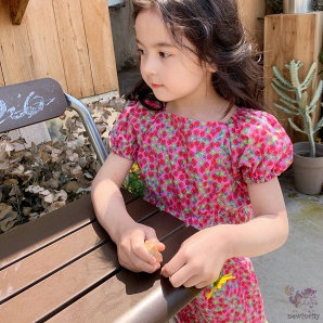 Set Đồ 2 Món Áo Tay Ngắn Họa Tiết Sọc Caro Thời Trang Mùa Hè Phong Cách Hàn Quốc Cho Bé Gái