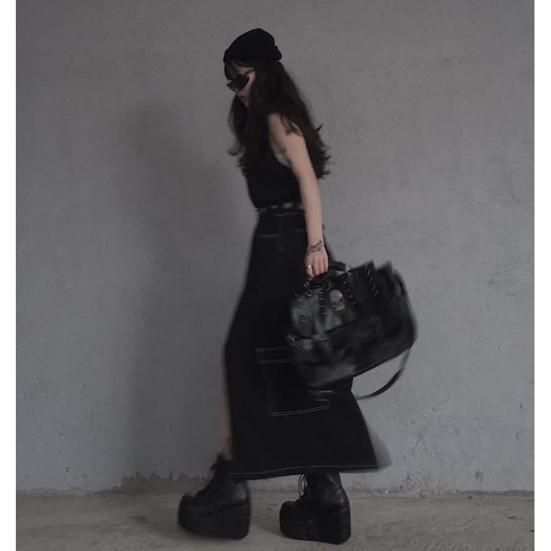 - TÚI XÁCH punk đầu lâu