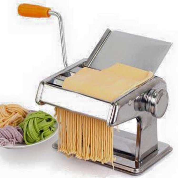 Máy cán mì quay tay, cán mỏng bột mỳ