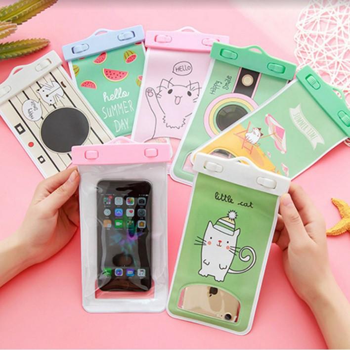Túi Đựng Điện Thoại Chống Nước Ướt Hình Thú Dễ Thương Mẫu Ngẫu Nhiên - Túi Chống Nước Cho Điện Thoại